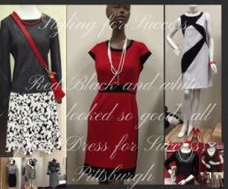 Red Black and white styling for success at DFS-3